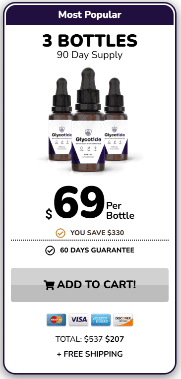 glycotide 3 bottles price